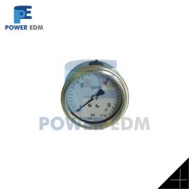 645.617.2 Pressure gauge 0-16 bar Agie EDM wear parts AQD-02